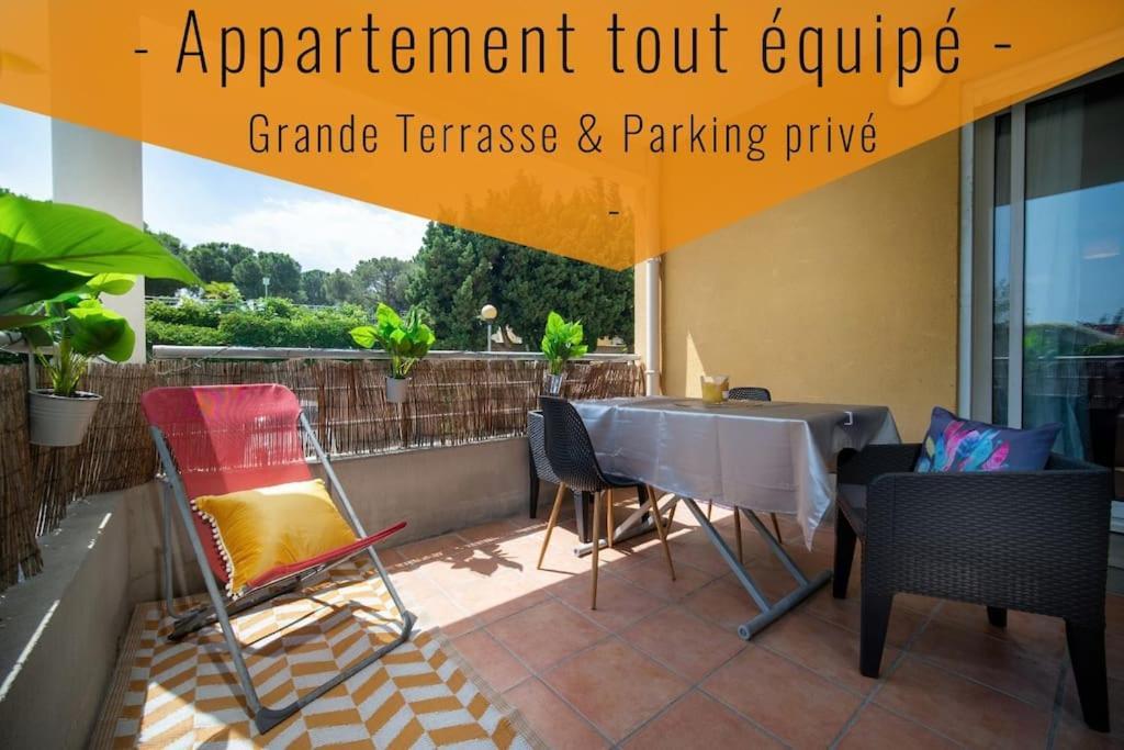 Appartement Tout Equipe Terrasse Et Parking Prive Marseille Eksteriør bilde